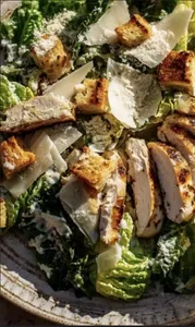 Caesar Salad with Roasted Chicken