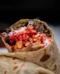 Pollo Hot Cheeto Burrito