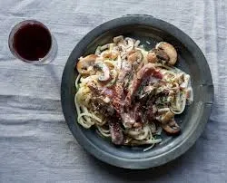 Beef & Mushroom Linguini