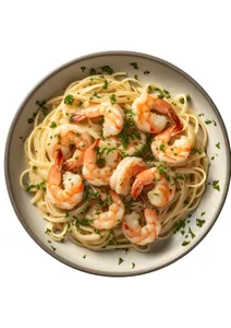 Shrimp Pasta w/ Creamy Sauce