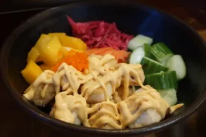 Tofu Delight Poke Bowl