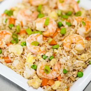 Salmon Fish Cubes Fried Rice