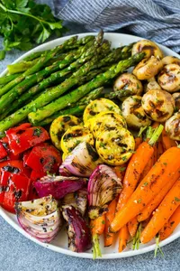 GRILLED SEASONAL VEGETABLS