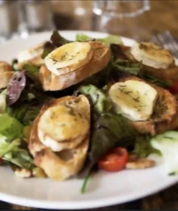 Warm Goat Cheese Salad