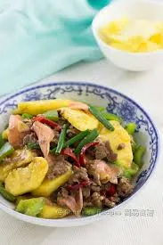 Sliced Beef with sweet Ginger & Pineapple