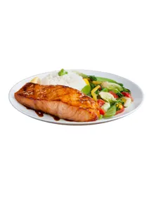 Salmon Fillet w/ Creamy Sauce
