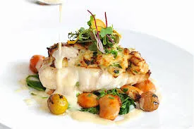 Crab & Spinach Crusted Grouper