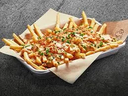 Loaded Wings, Maxed Out On a Bed of French Fries
