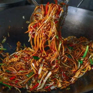 Wok Tossed Lo Mein Noodles