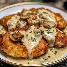 Breaded Mushroom Chicken