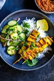 SATAY SALAD (Chicken or Tofu)🍃