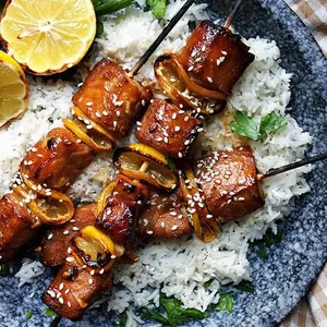 Salmon Kebab
