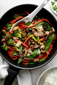 Sliced Beef with Mixed Vegetables