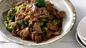 Sliced Beef with Oyster sauce & Broccoli