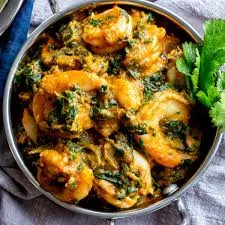 Saag Shrimps