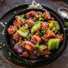 Paneer / Mock Duck Chilli Dry