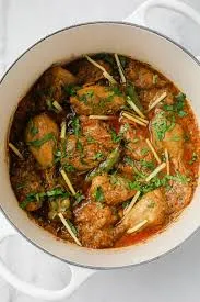 mock chicken Achari
