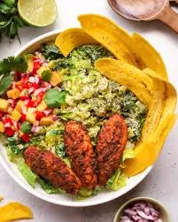 Spicy Jerk Caesar Salad