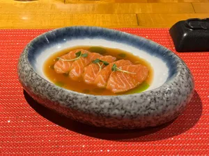 Sake Salmon Crudo
