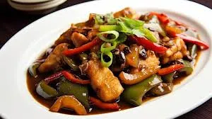 Mock fish with Black Bean Sauce